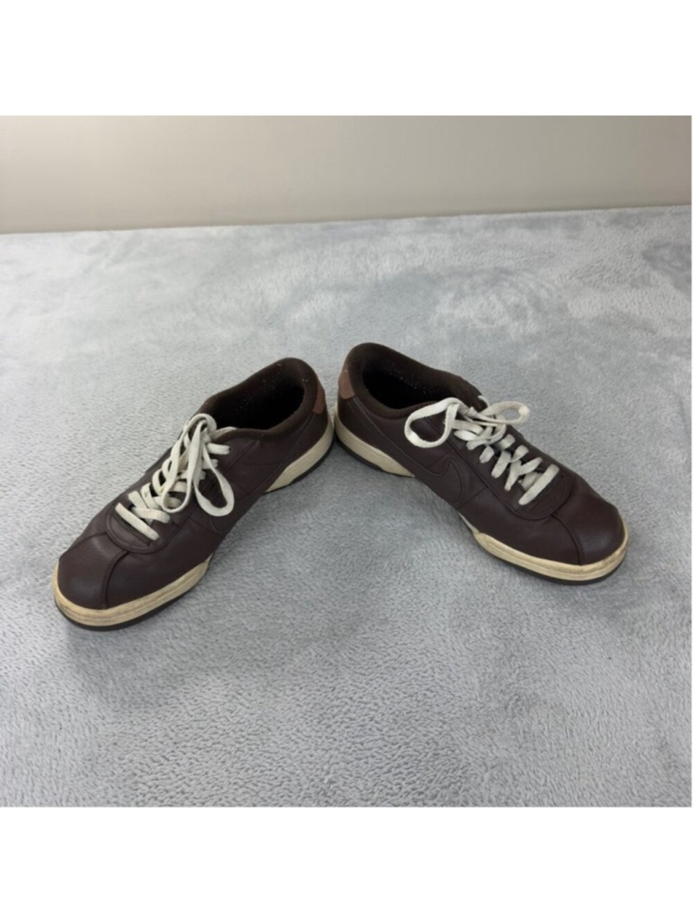Nike Men Sz 9 US/8 UK/42.5 EU Air Force 1 07’ Brown Leather Sneakers 315807-221 - Picture 6 of 15